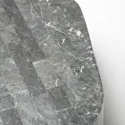 Mesa de centro moderna em formato de pedra fóssil - Bowie Viadurini