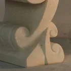 Sala de carvalho opaco com vidro e cristal de design Aracne-S Viadurini