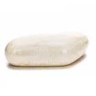 Mesa de Centro Oval em Pedra Fóssil Moderna - Avenida Viadurini