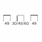 Mesa de centro quadrada em Gres com base de metal Made in Italy - Albert Viadurini