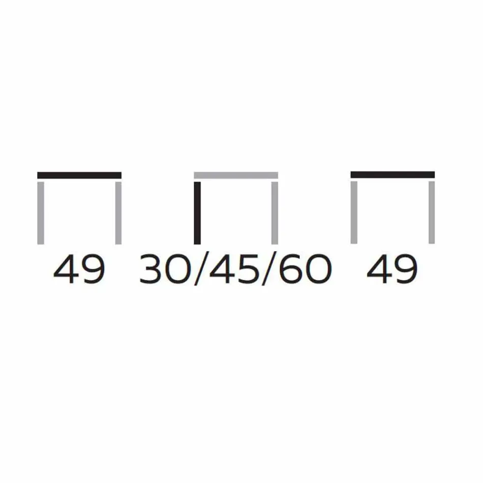 Mesa de centro quadrada em Gres com base de metal Made in Italy - Albert Viadurini