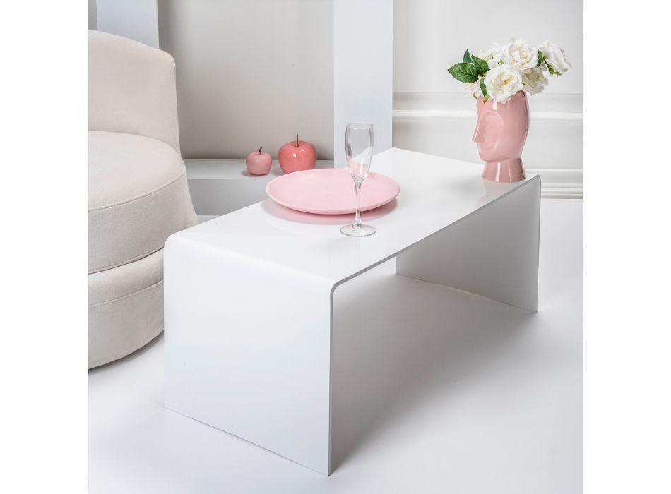 Mesa de centro feita de acrílico fabricado na Itália - Jasmim Viadurini