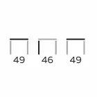 Mesa de centro redonda de design em grés e cinzas made in Italy - Bering Viadurini