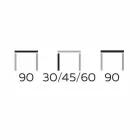 Mesa de centro redonda em Gres e Metal Moderno Made in Italy - Albert Viadurini