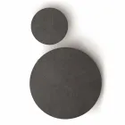 Mesinha Redonda em Mdf com Estrutura Metálica Made in Italy - Aloe Viadurini