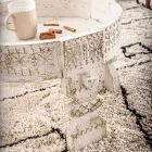 Mesa de Centro Estilo Rústico Homemotion em Madeira de Manga - Sania Viadurini