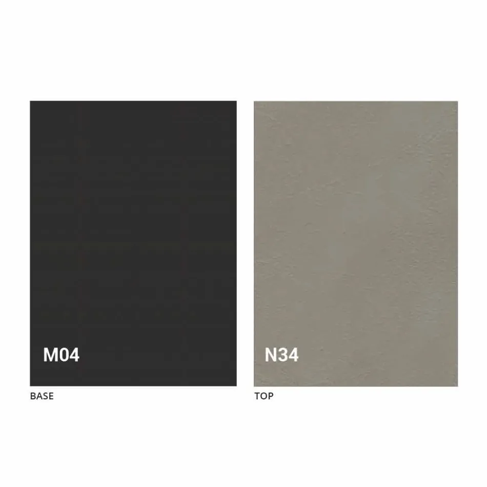 Mesa de Centro Transformável em Madeira e Aço Made in Italy - Demetro Viadurini