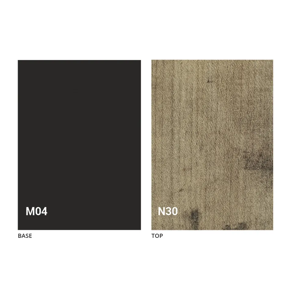 Mesa Transformadora em Madeira e Aço Fabricado na Itália - Demetro Viadurini