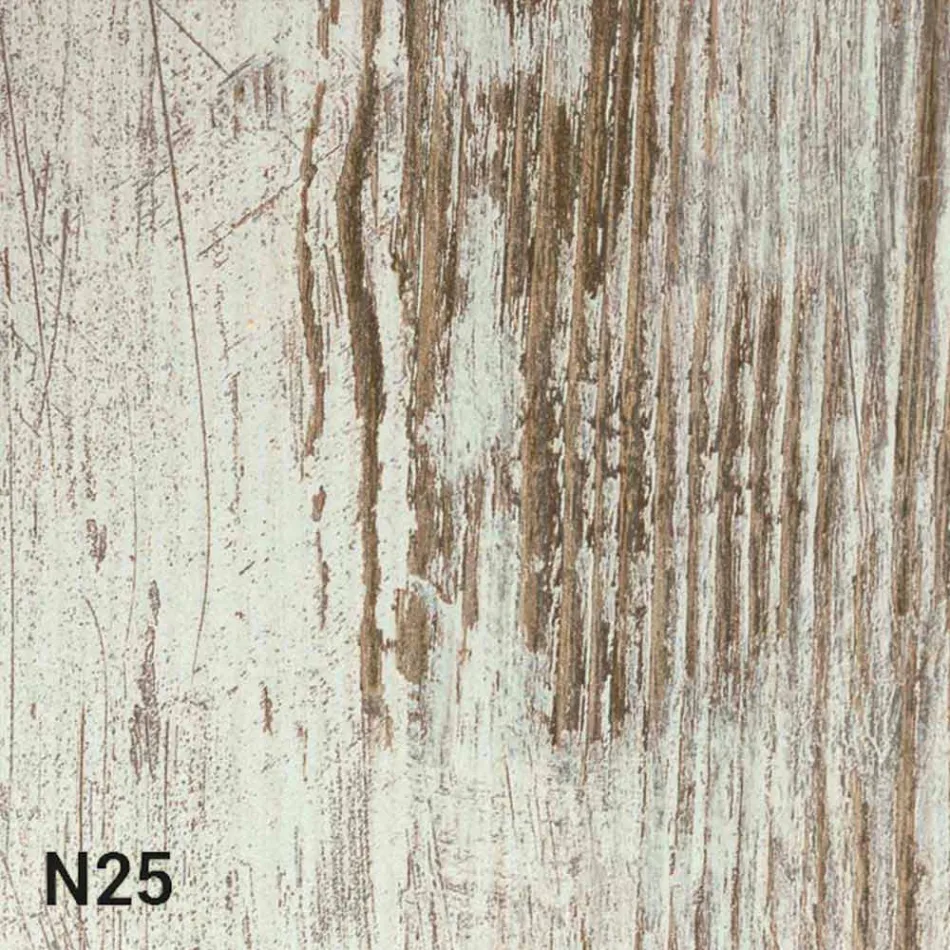 Mesa de Centro Transformável em Madeira e Metal Made in Italy - Patroclus Viadurini