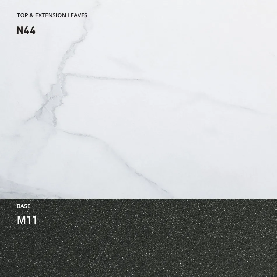 Mesa de centro transformável em madeira e metal, fabricada na Itália - Sanrocco Viadurini