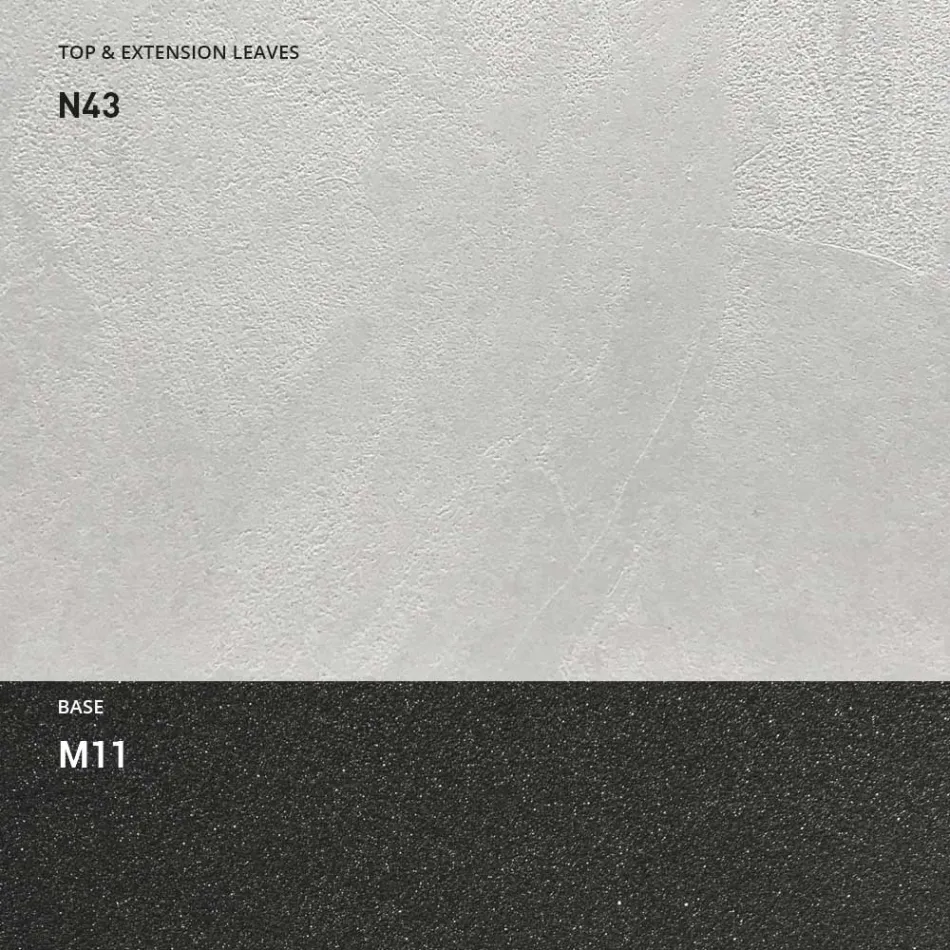 Mesa de centro transformável em madeira e metal, fabricada na Itália - Sanrocco Viadurini