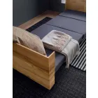 Mesa de Centro Transformável em Madeira Maciça Made in Italy - Trabucco Viadurini