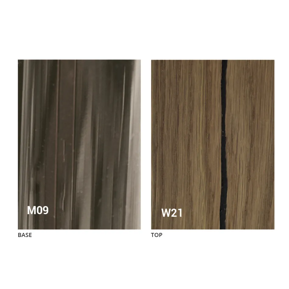 Mesa de centro transformadora em madeira maciça Made in Italy - Trabucco Viadurini