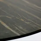 Mesa de Centro em Aço e Grés Porcelânico Made in Italy - Aspira Viadurini