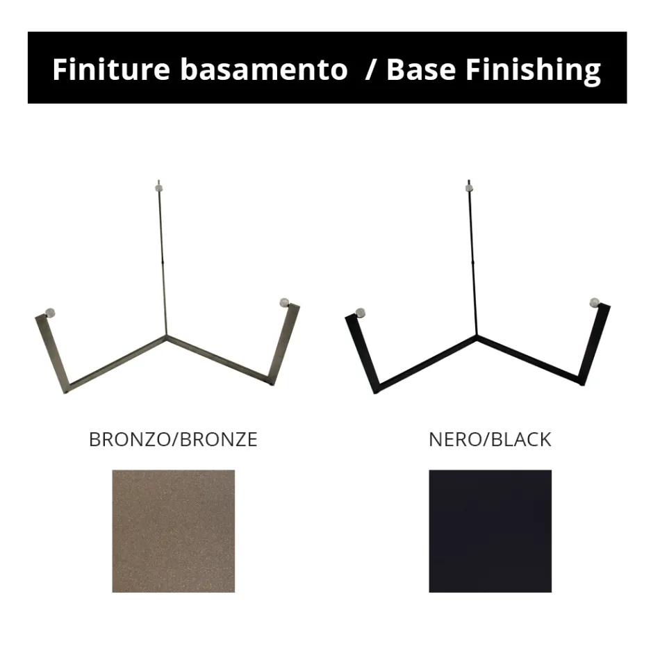 Mesa de centro em aço e vidro fabricado na Itália - Aspira Viadurini