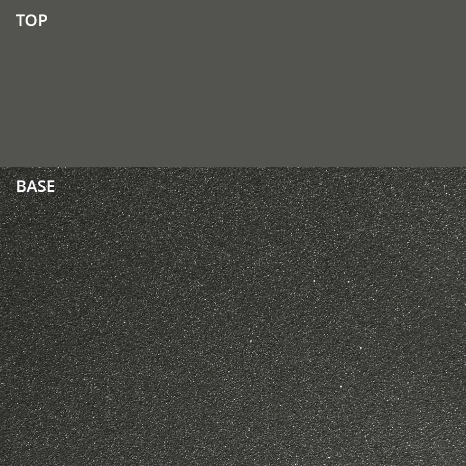 Mesa de centro de metal e vidro com desenho geométrico - Zigozago Viadurini