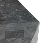 Mesa de Centro da Sala Totalmente em Pedra Fóssil Diferentes Acabamentos - Ar Viadurini