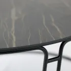 Tampo e base redondos para mesa de centro fabricados na Itália - Tullia Viadurini