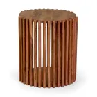 Mesa de centro em madeira de acácia - Vortice Viadurini