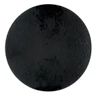 Mesa de centro redonda em aço e vidro fabricado na Itália - Alisea Viadurini