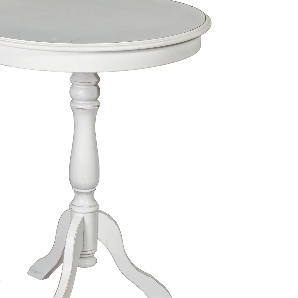 Mesa de centro redonda para sala em diferentes acabamentos Made in Italy - Eracle Viadurini