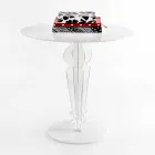 Mesa de centro de design clássico, em acrílico H 64cm, Cles Viadurini