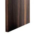 Mesa de centro de design Grilli Zarafa em madeira de ébano made in Italy Viadurini