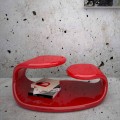 Design moderno superfície Sólida mesa de café Baizò made in Italy