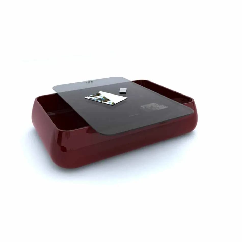 Design de mesa de café moderno bombardeiro feito na Itália Viadurini