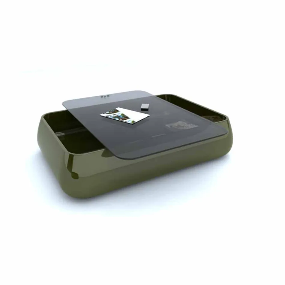 Design de mesa de café moderno bombardeiro feito na Itália Viadurini