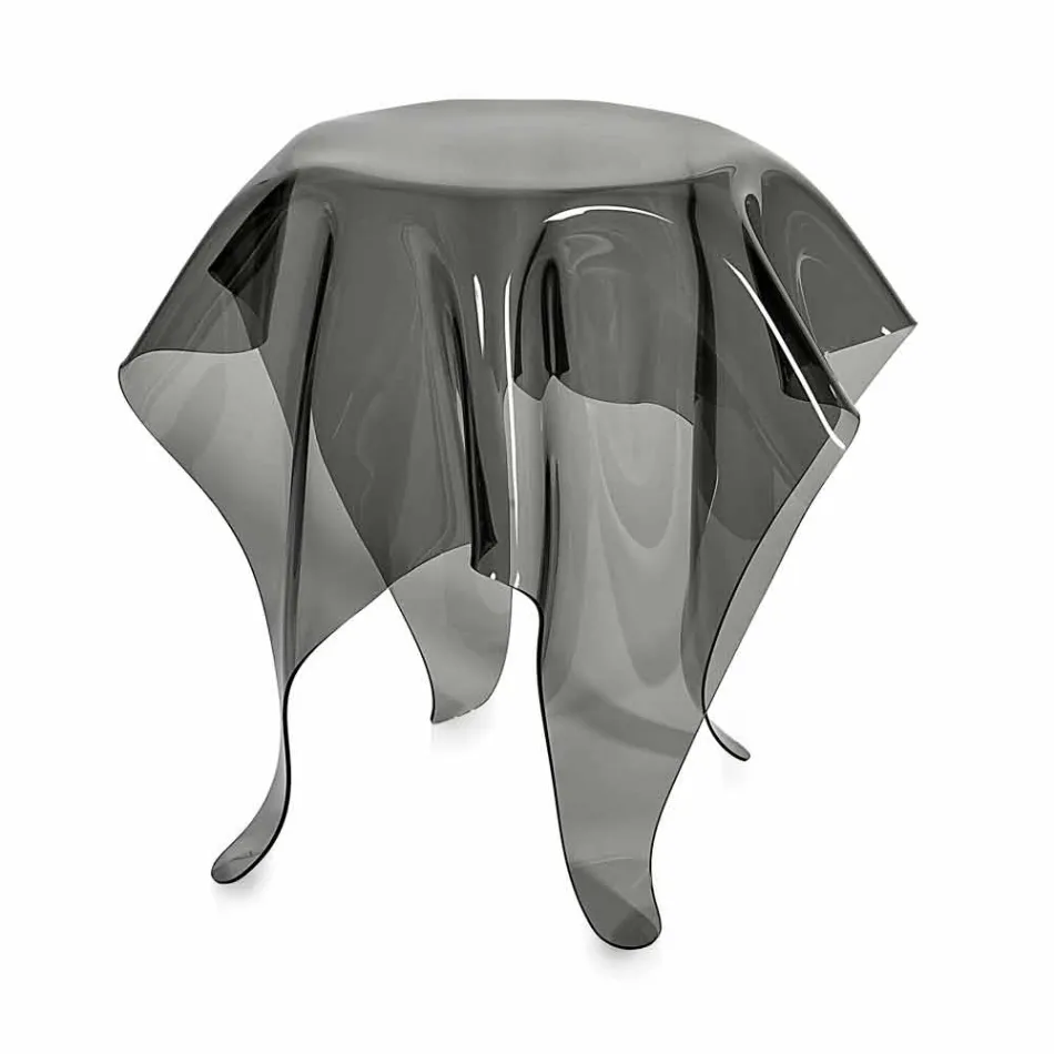 Mesa de centro contemporânea de plexiglás com respaldo Otto, fabricada em Itália Viadurini