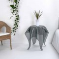 Mesa de centro de plexiglass Fumé com design moderno Otto, fabricada na Itália