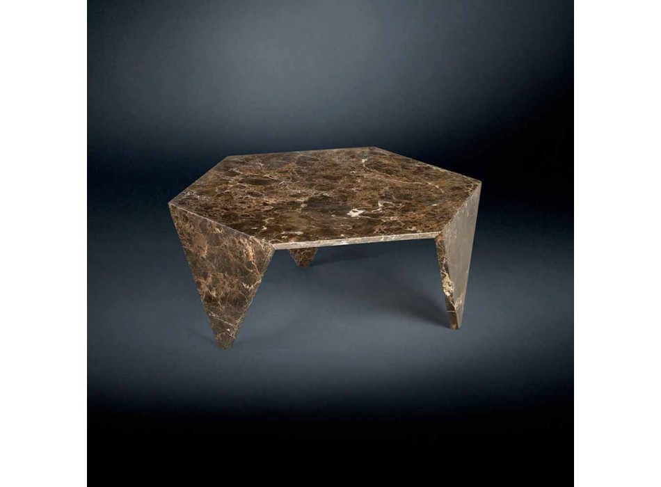 Mesa lateral totalmente em mármore Ruche Viadurini