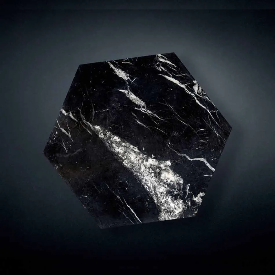 Mesa lateral totalmente em mármore Ruche Viadurini