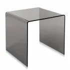 Mesa de centro lisa contemporânea 50x50cm Terry Big, feita na Itália Viadurini