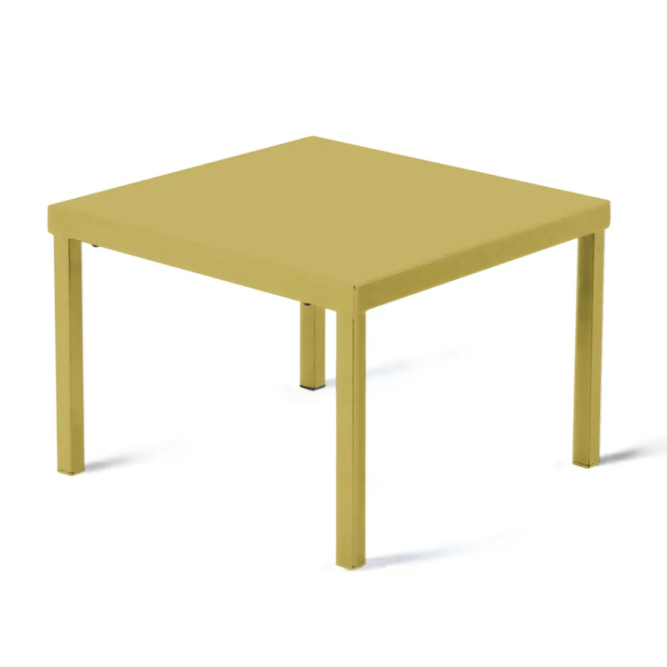 Mesa de centro de jardim empilhável em aço galvanizado fabricado na Itália - Aberdeen Viadurini