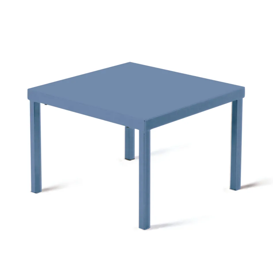 Mesa de centro de jardim empilhável em aço galvanizado fabricado na Itália - Aberdeen Viadurini