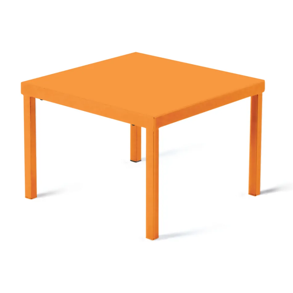 Mesa de centro de jardim empilhável em aço galvanizado fabricado na Itália - Aberdeen Viadurini