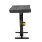 Mesa de Centro Artesanal e Industrial em Aço e Madeira de Manga - Corvino Viadurini