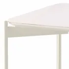 Mesa de centro quadrada de metal e cerâmica com design moderno - porco-espinho Viadurini