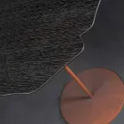 Tabela no moderno mocha de carvalho manchado Andy Viadurini