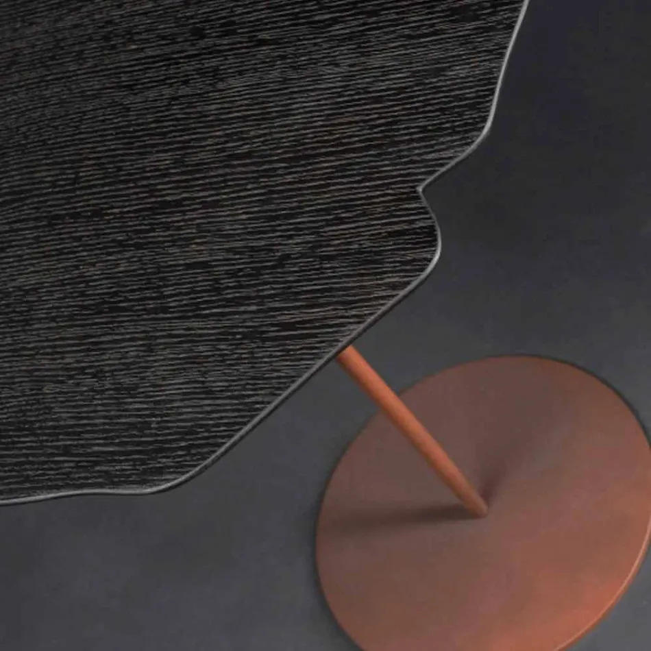 Tabela no moderno mocha de carvalho manchado Andy Viadurini