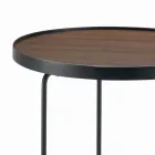 Mesa de centro em nogueira Canaletto de diversos tamanhos Made in Italy - Gubbio Viadurini