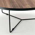 Mesa de centro em nogueira Canaletto de diversos tamanhos Made in Italy - Gubbio Viadurini