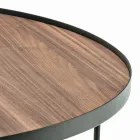 Mesa de centro em nogueira Canaletto de diversos tamanhos Made in Italy - Gubbio Viadurini