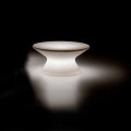 Mesa de centro luminosa externa em polipropileno com LED Made in Italy - Desmond