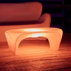 Mesa de centro luminosa RGB para design externo ou interno em plástico - Lily by Myyour Viadurini