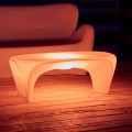 Mesa de centro luminosa RGB para design externo ou interno em plástico - Lily by Myyour