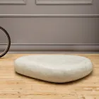 Mesa de centro moderna em formato de pedra fóssil - Beth Viadurini