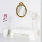 Mesa de centro de plexiglass contemporânea envolta na Ásia, fabricada na Itália Viadurini